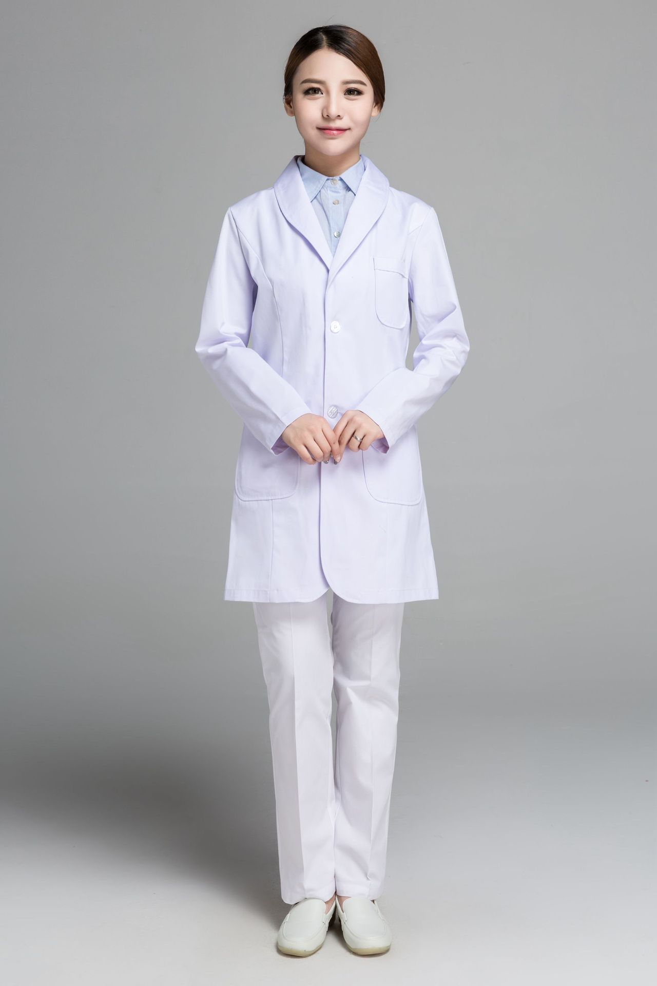 批发医生护士服白大褂医院美容药店牙科口腔卫校诊所劳保工作服春