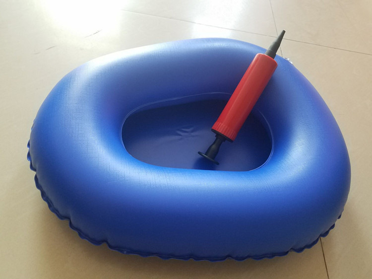定制pvc充气便盆 用防褥疮充气气垫便盆 充气坐垫盆