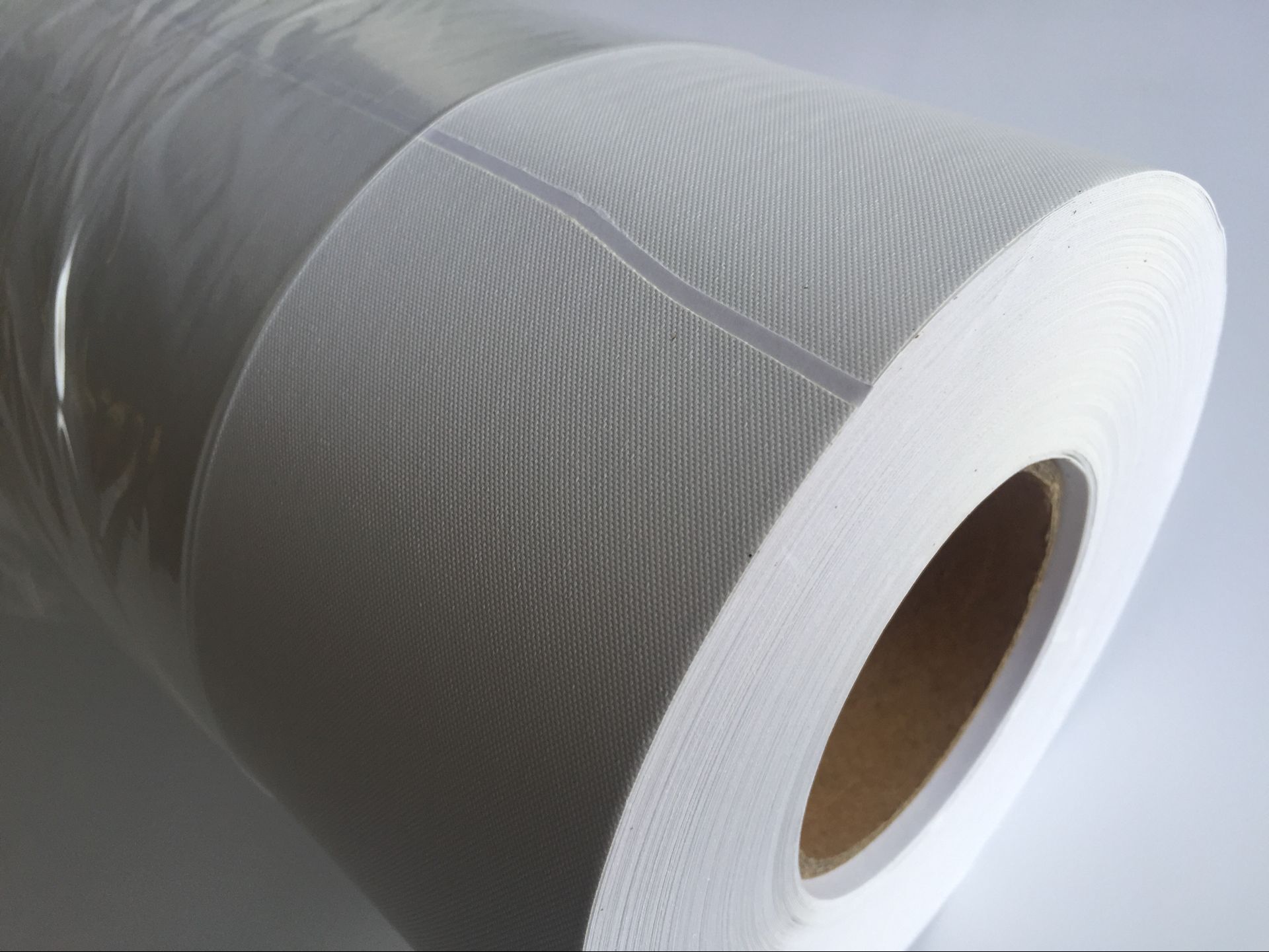 【大量批发】可移弱溶剂背胶油画布户外不起拱不渗胶布纹细腻