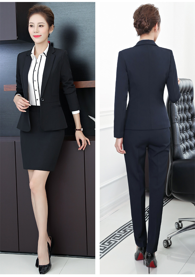春装职业女装套装女商务银行经理ol时尚女士正装工作服