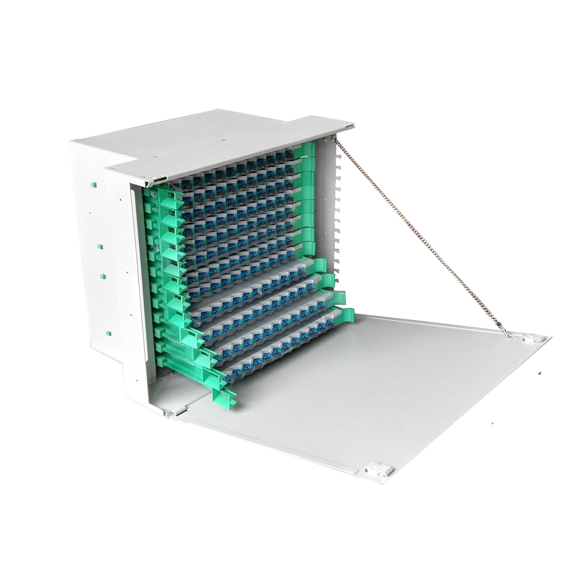 144芯odf,光纤配线架,满配含法兰及尾纤