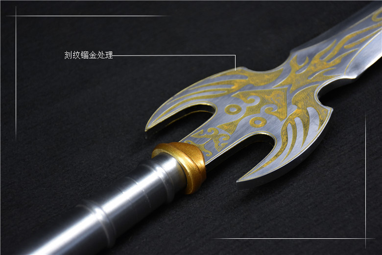 精品霸王枪刀剑十八般兵器长矛红缨枪霸王枪野猪矛武术扎枪未开刃