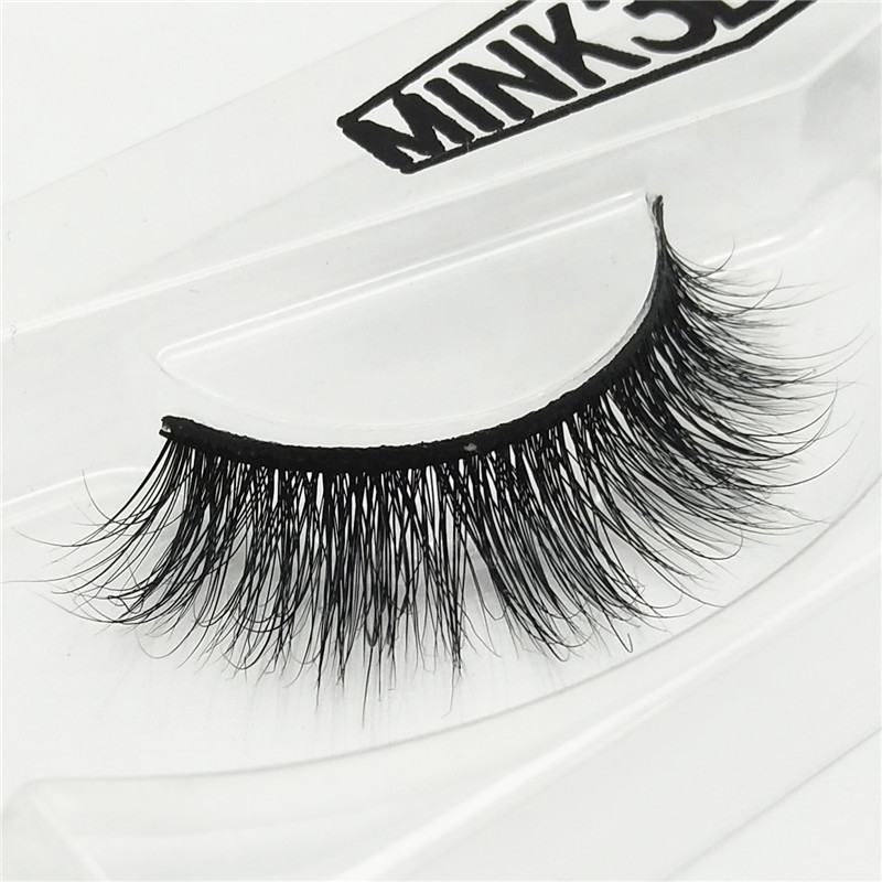 F02 New False Eyelashes Wholesale 3D Mink Hair Thick False Eyelashes Natural Lifelike Messy Long Eyelash