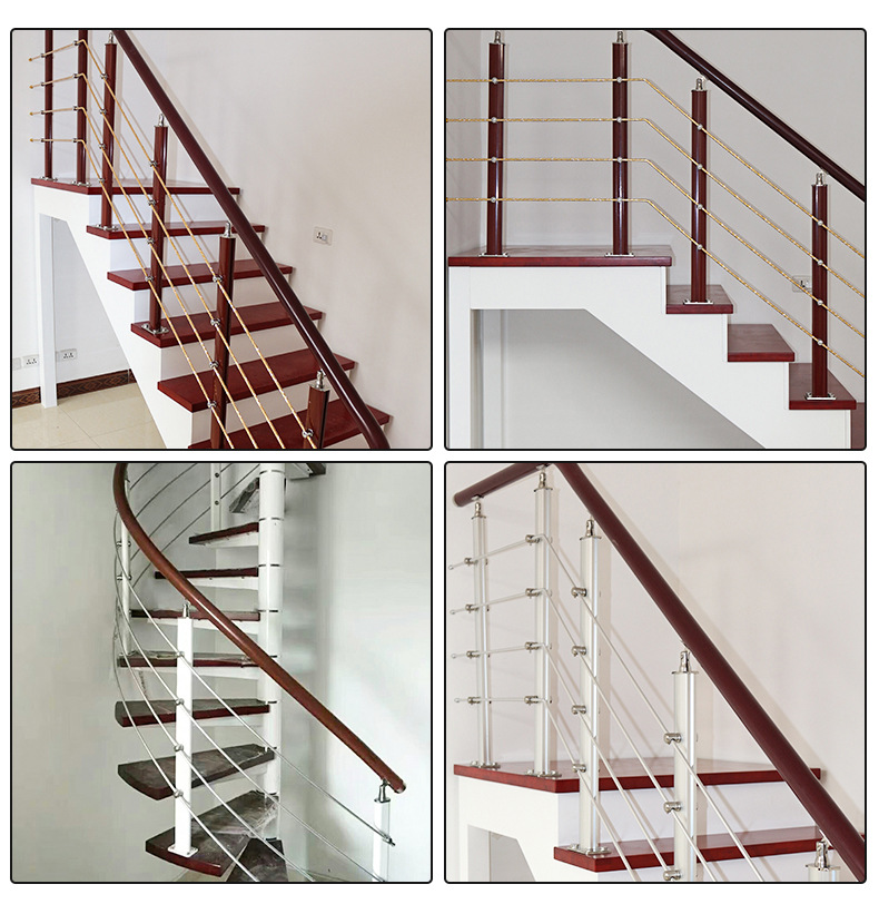 欧式高分子塑料楼梯扶手 家用楼梯扶手pvc50 楼梯栏杆扶手定制