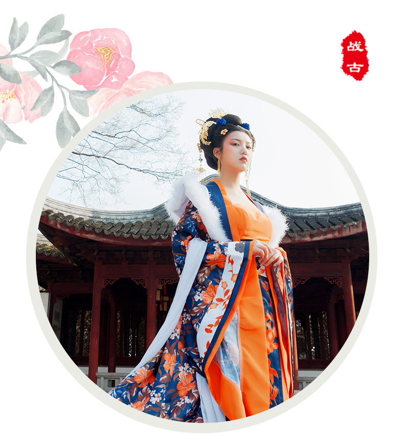 厂家直销杨贵妃同款唐朝襦裙 古装影视剧演出服舞台表演服饰