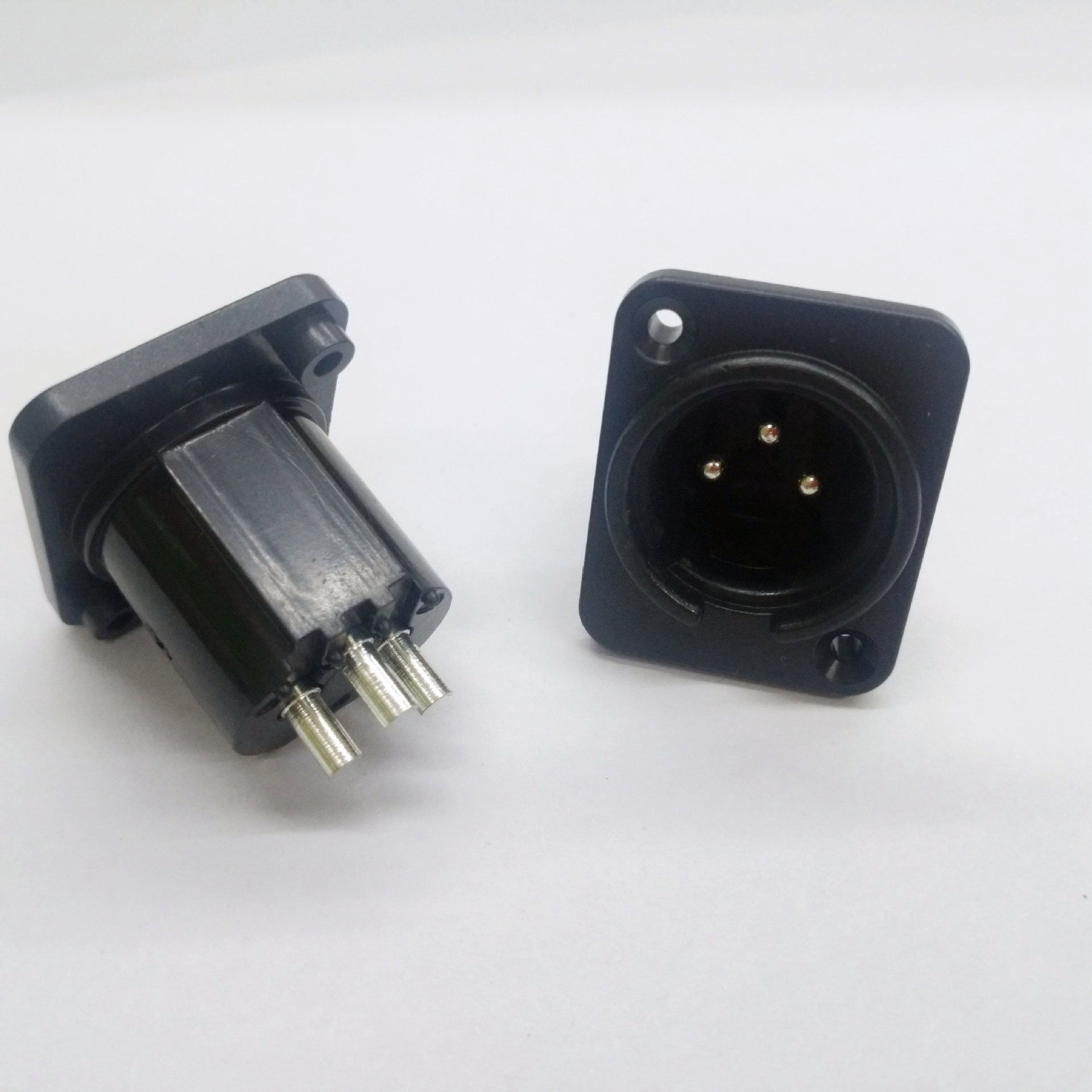 批发卡侬粗脚公座 卡侬三芯粗脚母座 电源电器插座xlr卡侬插座