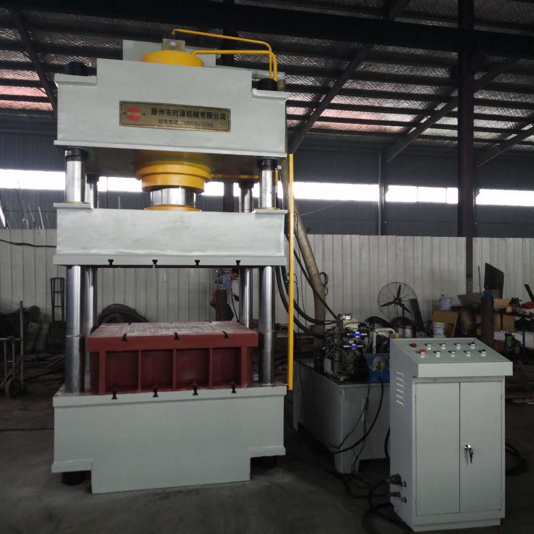 厂家供应400吨四柱油压机钢木门门板门面压花机整形液压机