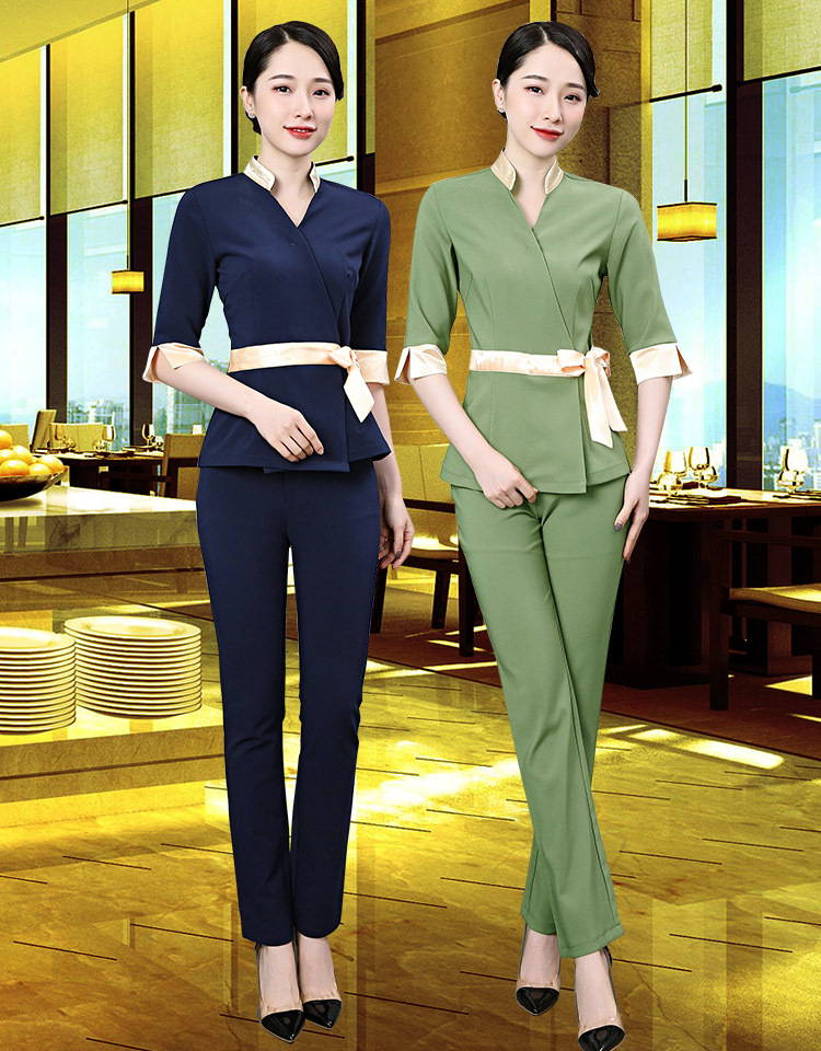 足浴工作服女套装性感夜店夏新款桑拿洗浴按摩女足疗技师服装215