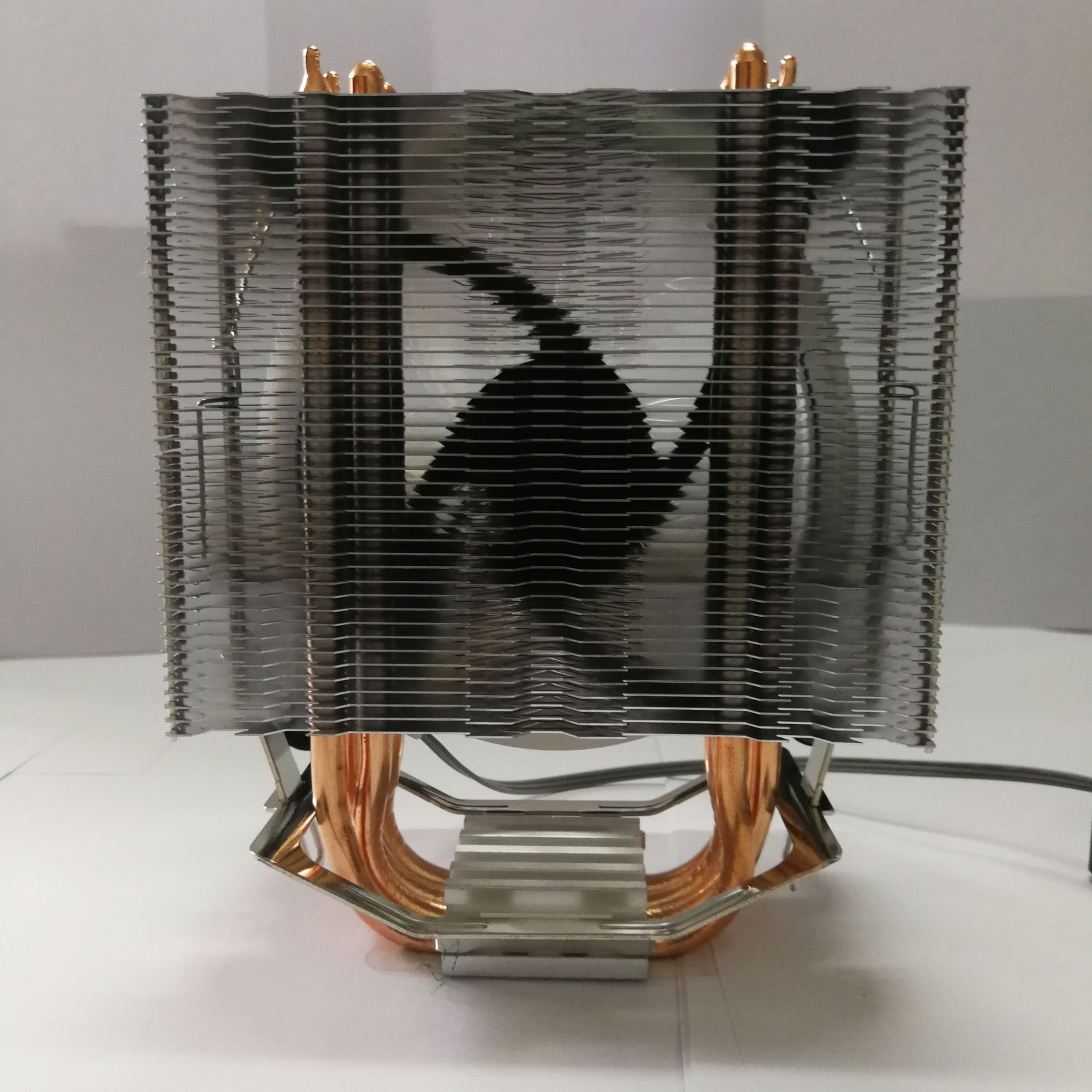 4热管散热器 塔式铜管cpu风扇 12公分发光风扇 intel amd多平台