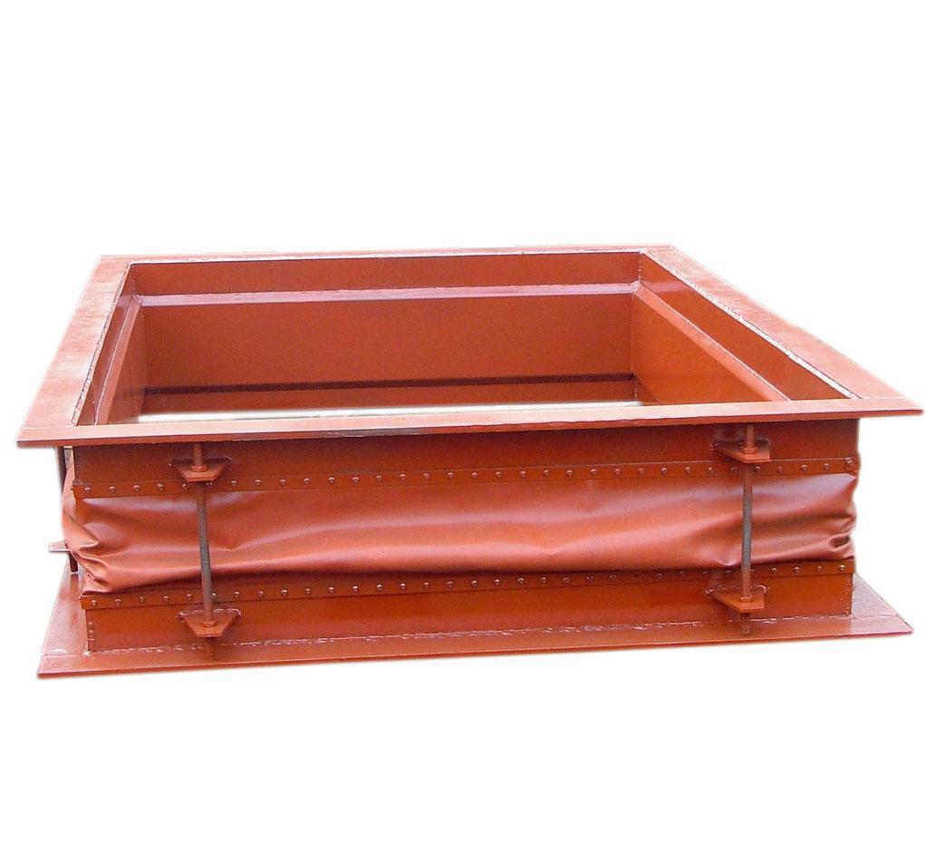 厂家定制fvb圆形风道橡胶补偿器 烟机煤粉专用矩形织物膨胀节