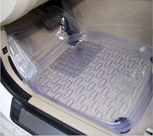 加厚汽车透明脚垫塑料PVC盆式防水防滑乳胶脚垫 全包围通用脚垫5
