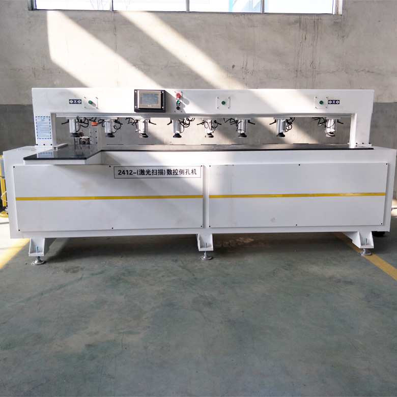 数控侧孔机板式家具专用木工机械设备红外线扫描高速打孔水平钻