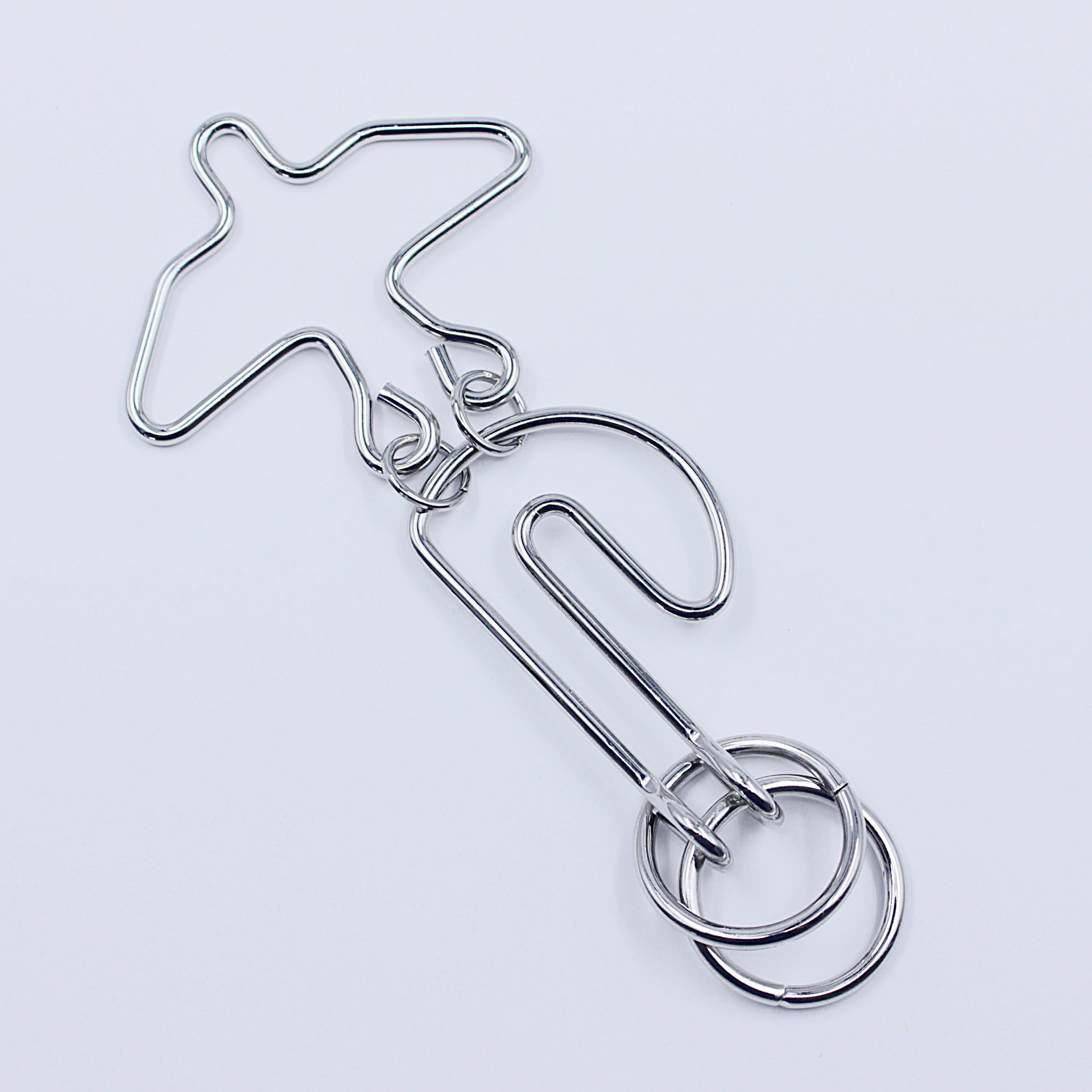 益智玩具 飞鸟 智力扣 解环解扣解锁 现货批发 地摊热卖 九连环