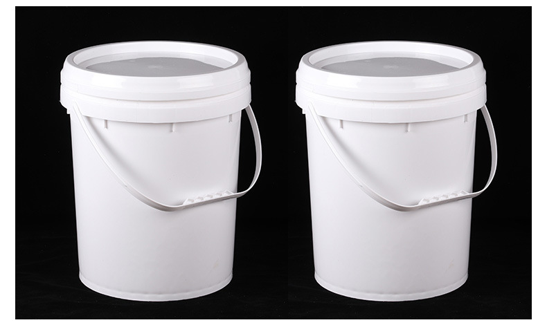 厂家批发白桶2l油漆涂料桶 塑料桶pp涂料桶 油墨防水材料包装圆桶