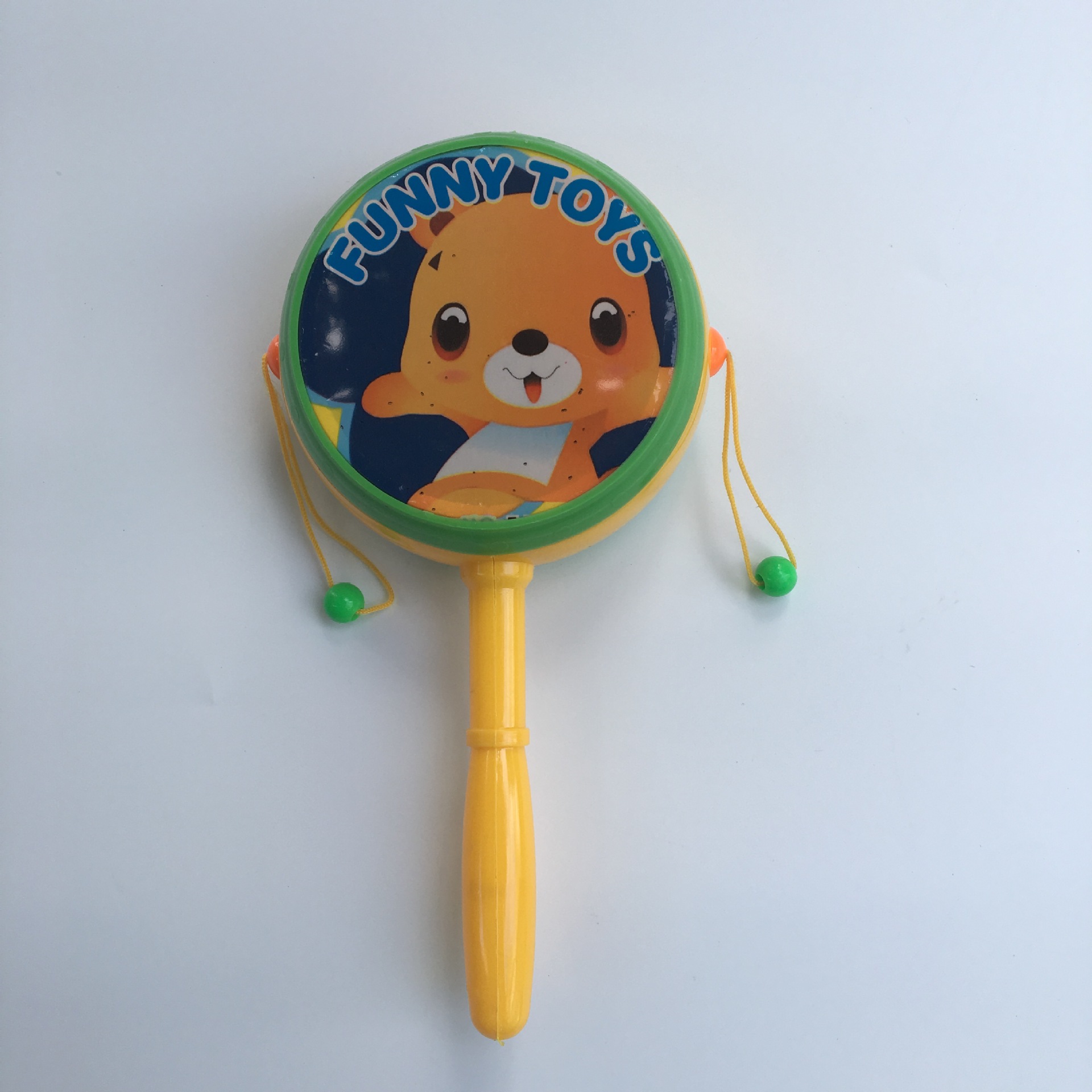 两元 卡通摇鼓 大拨浪鼓 小孩玩具批发