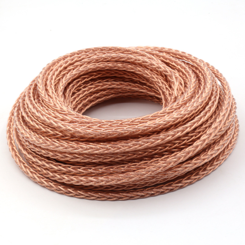 moonsaudio/慕丝 升级线大耳机专用线8芯 镀银纯铜hifi音频耳机线