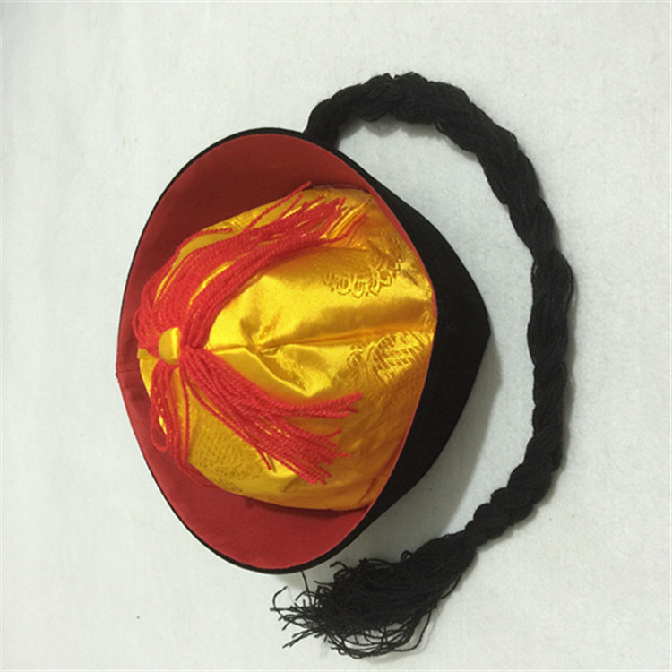 表演帽万圣节僵尸帽太监帽清官帽道具帽皇帝帽古装帽舞台服饰道具