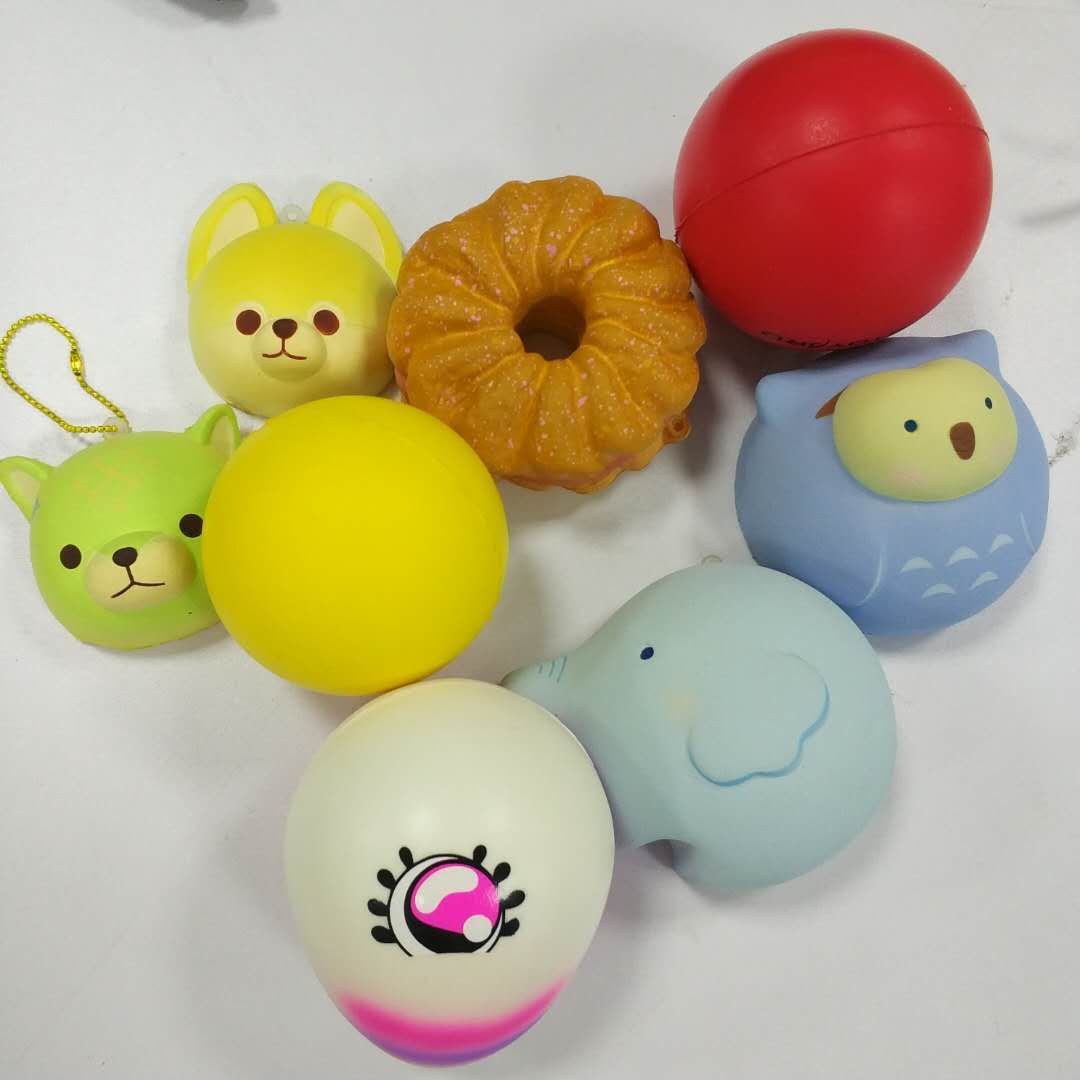 义乌pu玩具慢回弹球,慢回弹公仔