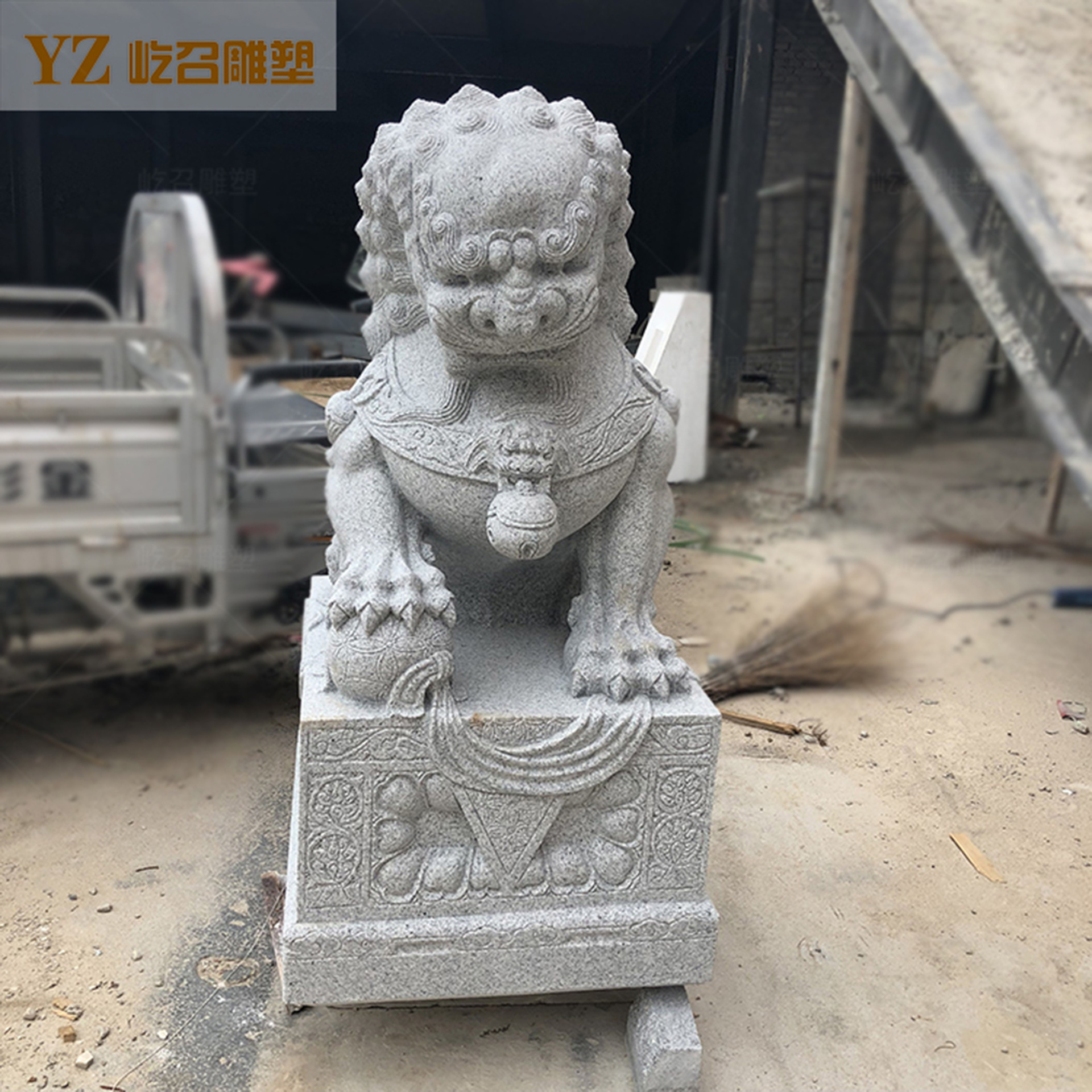 石狮雕像,头像,壁纸(第4页)_大山谷图库