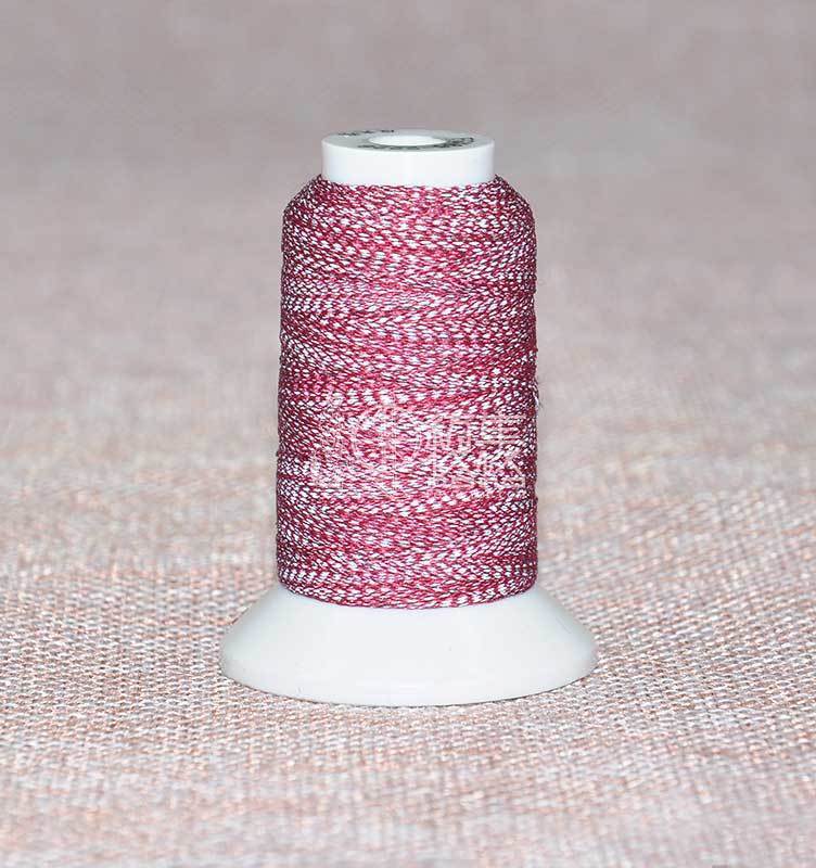 手工反光绣花线200米 悠悠纺车刺绣线高强亮光手绣反光线厂家批发