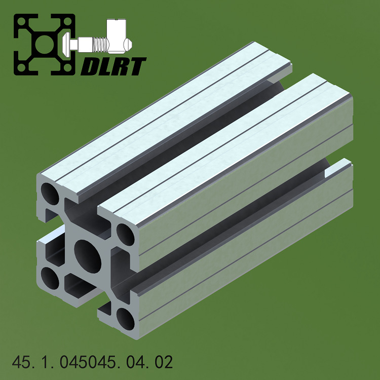 4545工业铝型材45454槽重型银白光亮面铝型材挤压型材