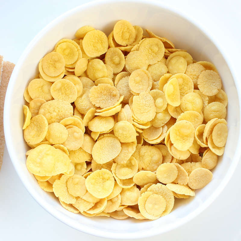 干吃香脆玉米片1kg即食营养谷物早餐 烘焙熟玉米片零食健身代餐