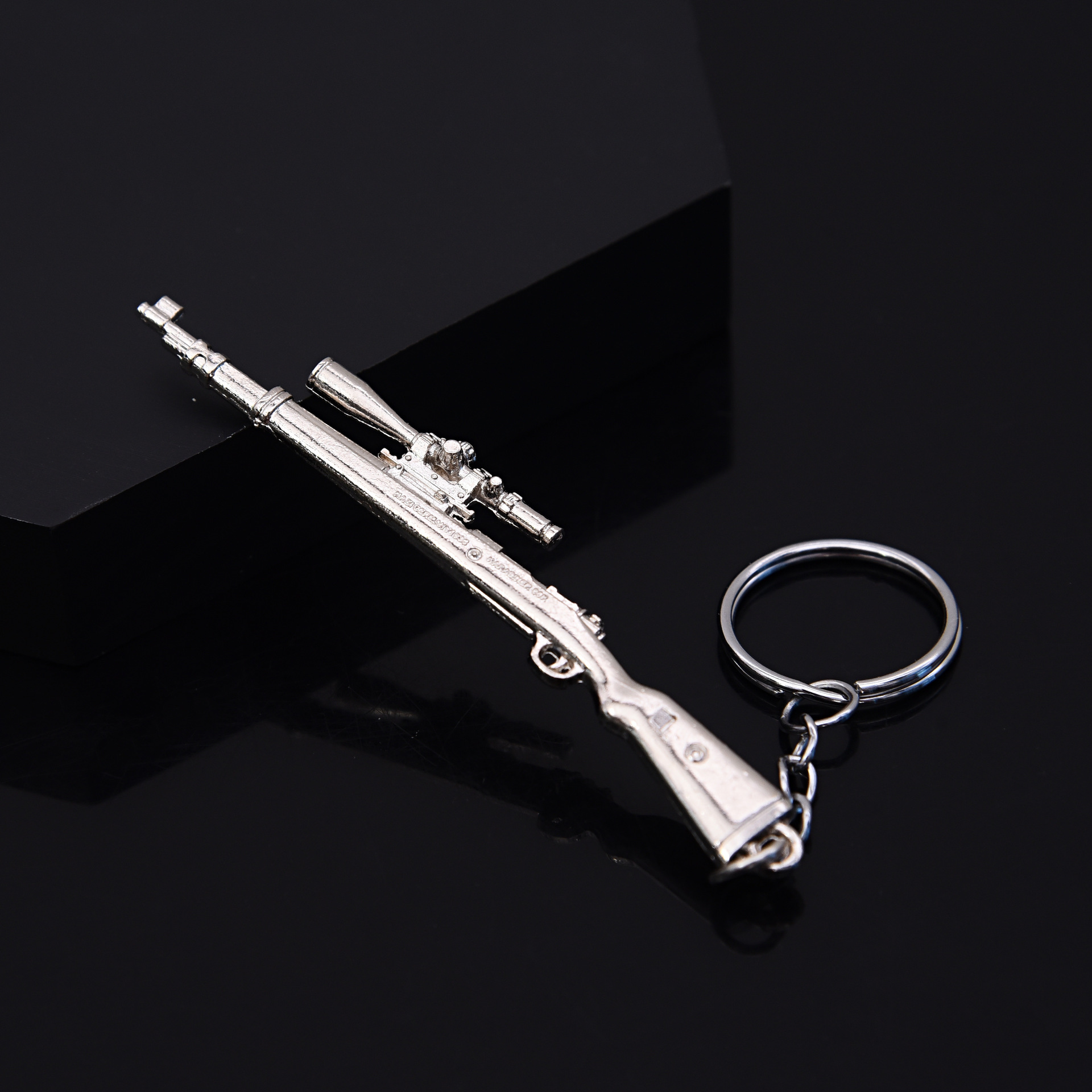 绝地求生pubg 9公分钥匙扣挂件枪武器模型摆件 98k平底锅蛋糕装饰