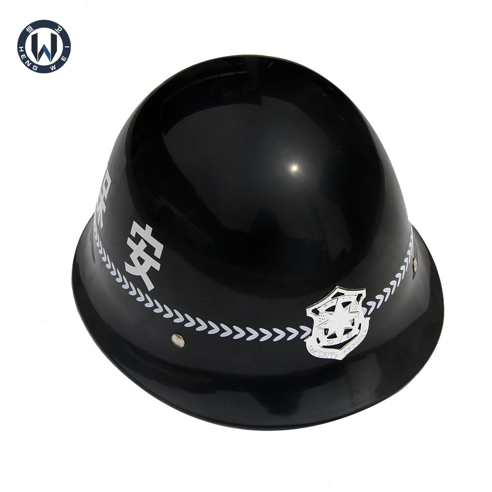 恒卫防暴头盔防爆保安钢盔pc头盔保安勤务巡逻执勤金属安全帽器材