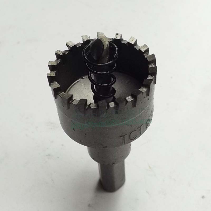 多齿合金开孔器圆管不锈钢专用钻头22.5mm铁皮金属扩孔器打孔钻