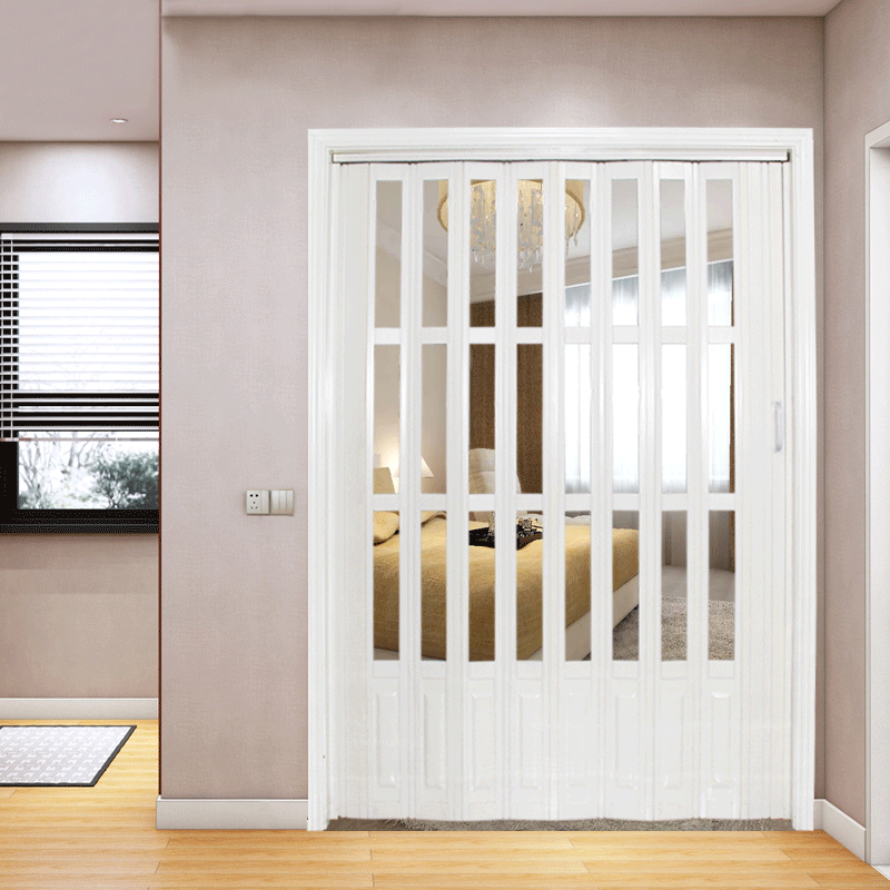 pvc折叠门 商场店铺隔断推拉门 洗车汽车美容店折叠门