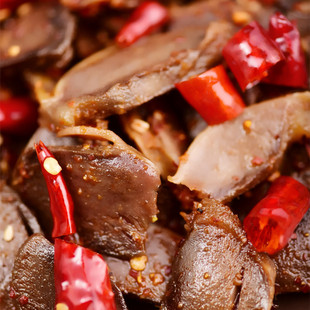 四川特产 麻辣鸭胗100g 厂家批发小吃零食香辣鸭肫代发无添加.