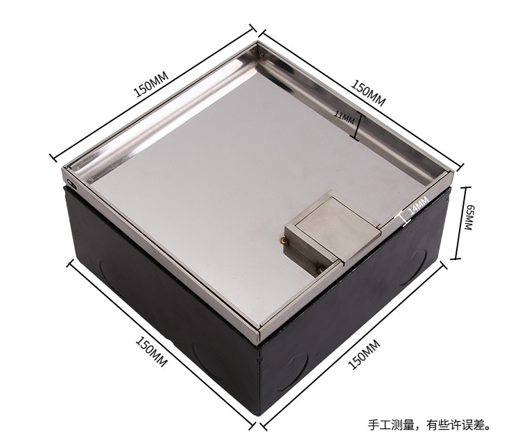 304不锈钢嵌大理石地插防水开启式五孔网络隐藏地插座工程款商场