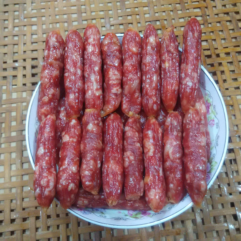[质量稳定]中山荣利华珍珠肠5kg广东腊肠广式广味腊肠麻辣烫腊味
