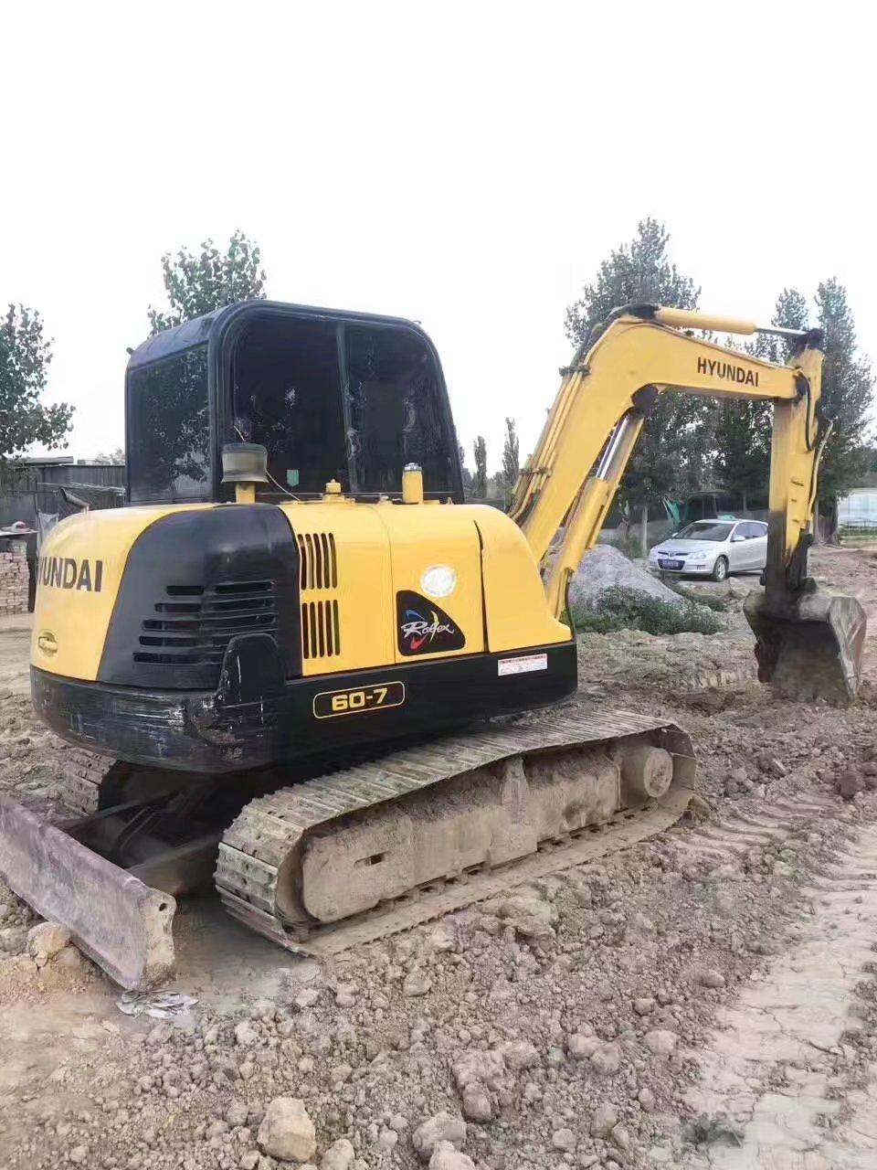 二手韩国现代60小型挖机厂家直销全国包送