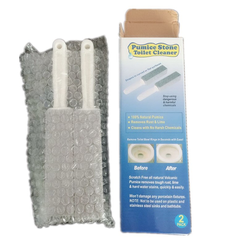 Bathroom Pumice Stone Toilet Brush Cleaning Brush Brightening Decontamination Pu Mice Stone Toilet Cleaner Color Box