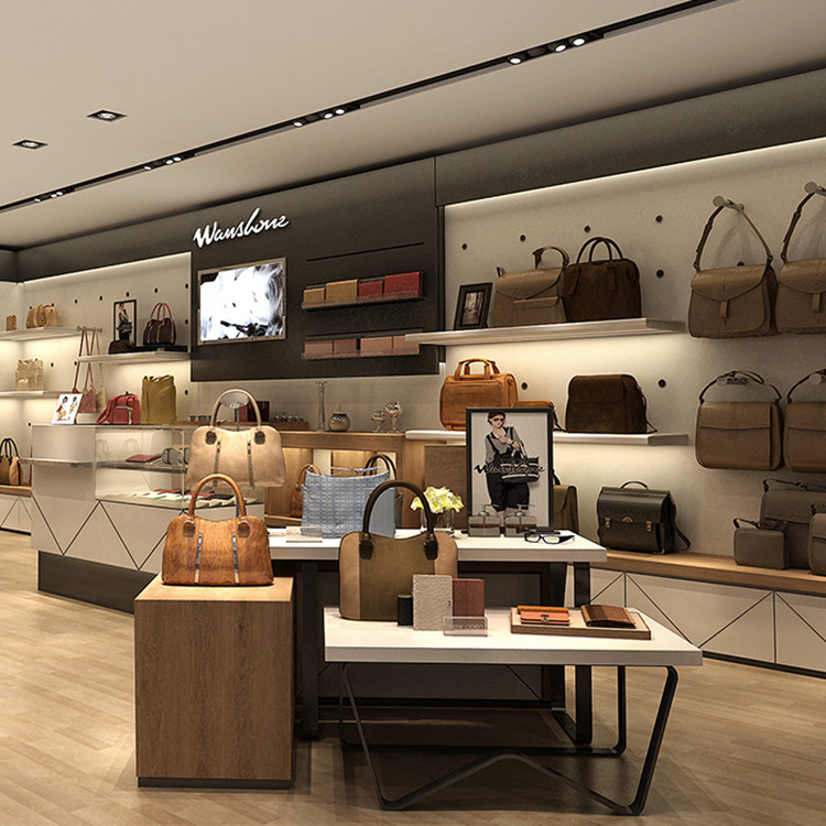 厂家定制品牌化妆品展示柜中岛柜的货柜美妆店柜台口红彩妆展示柜