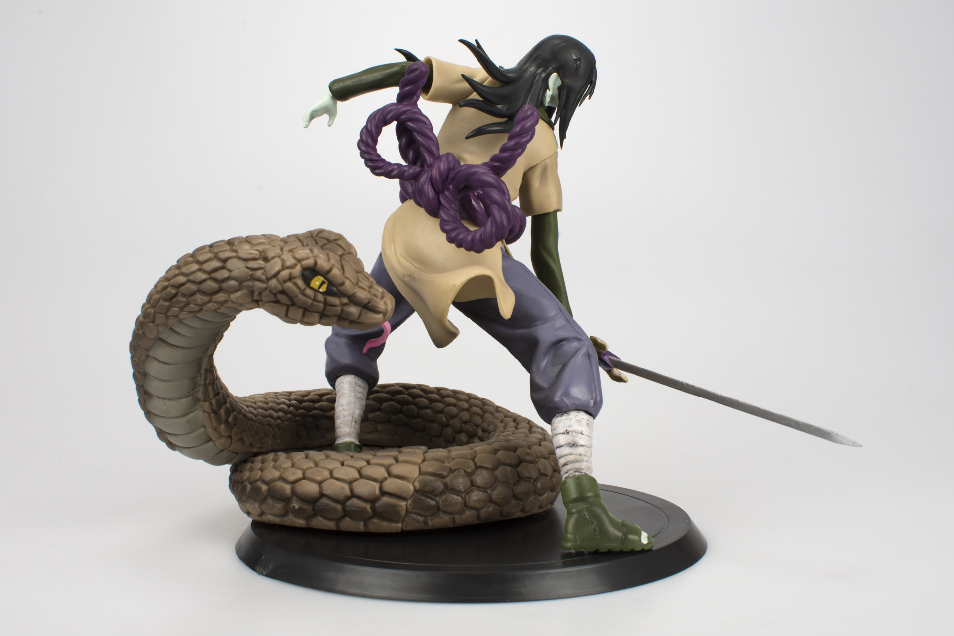 动漫火影忍者手办疾风伝传蛇叔大蛇丸模型玩具三忍公仔摆件