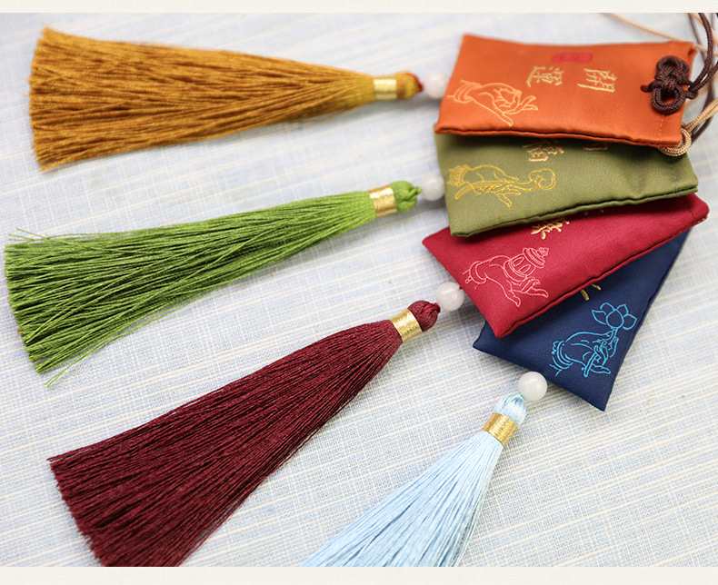 创意御守香囊香包古风汽车挂件流苏平安香包袋福袋檀香袋荷包吊坠