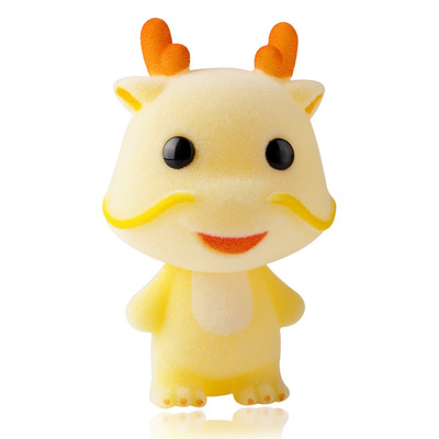 玩偶,娃娃-新款玩具12生肖龙植绒爆款摆件创意礼品塑胶玻尿酸可爱小龙