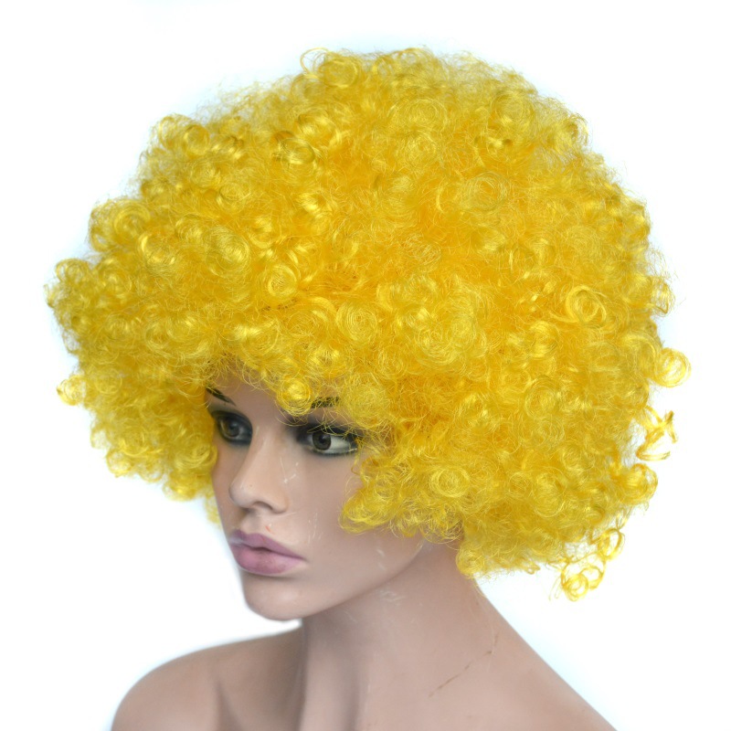 街边搞笑道具小丑头发万圣节狂欢节小丑头套假发外贸定制多种颜色