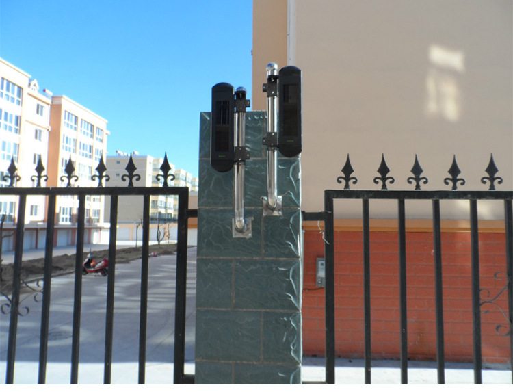 室外防水3光束太阳能无线红外对射 围墙周界入侵防盗报警系统