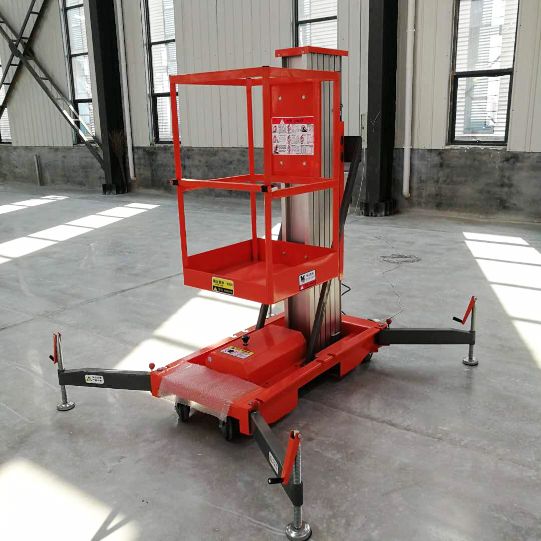 移动式双柱铝合金升降机酒店用液压升降平台家用升降货梯提升机