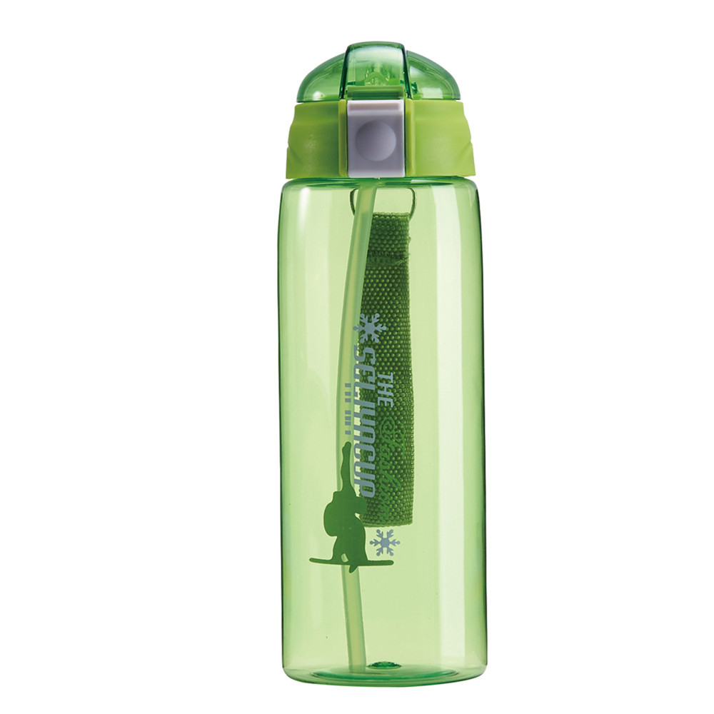 2018新 锁扣按扣亮盖热销pc太空杯便携随手杯户外运动塑料杯