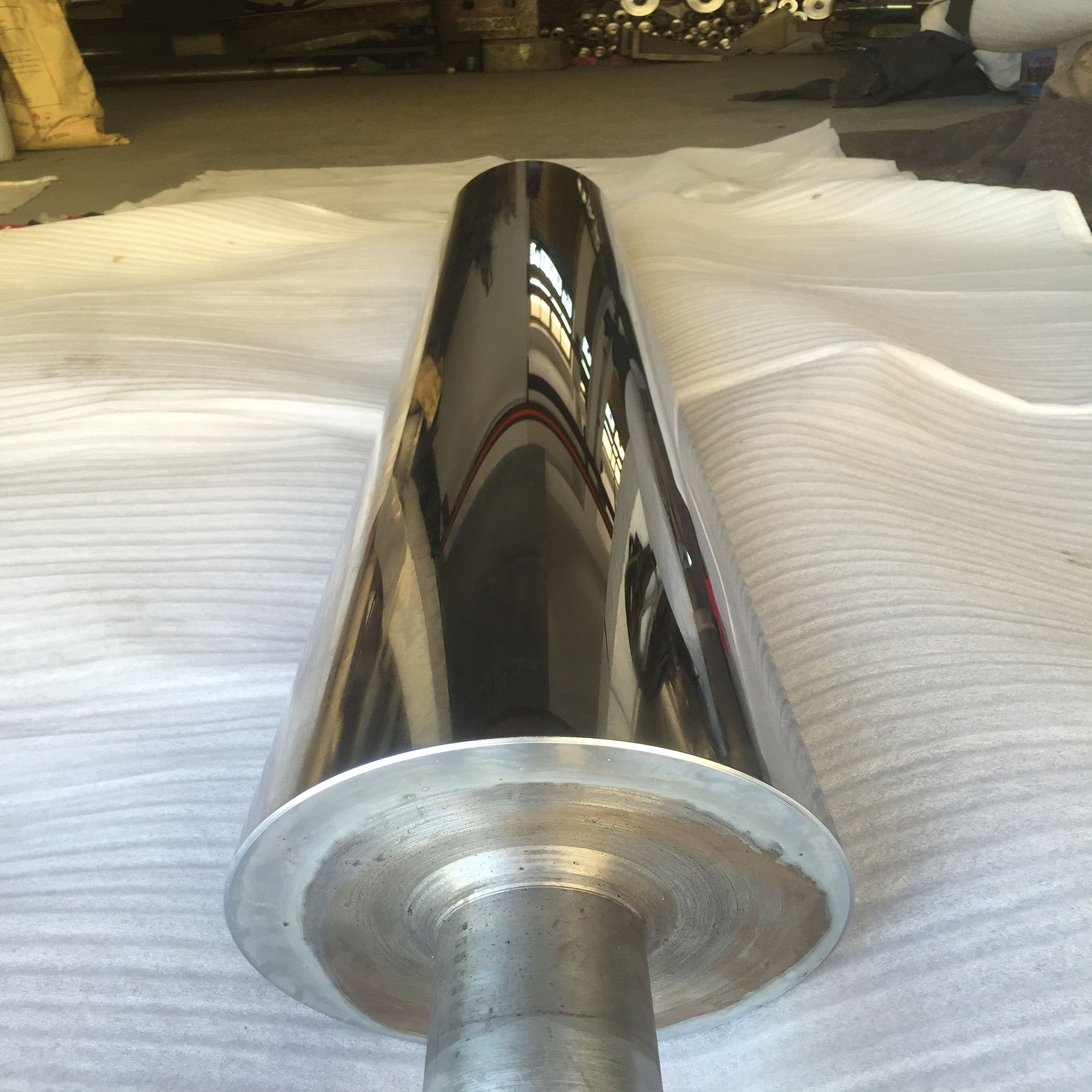 定制纺织印染涂布辊厂家直供电磁加热辊加工印刷镜面辊