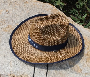 Factory Direct Sales Straw Hat Summer Cowboy Hat Three Grass Sun Hat Professional Customized Logo One Piece Dropshipping