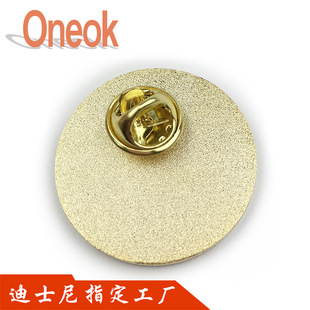 新款金属徽章胸针压铸烤漆徽章蝴蝶扣佩戴胸章高档金属徽章定制