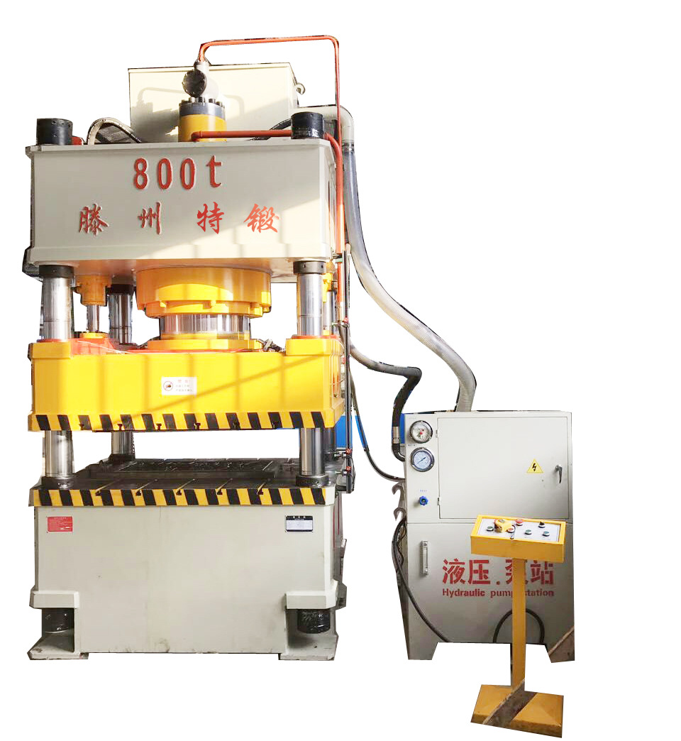 800吨三梁四柱液压机下封板压花机不锈钢门板压花机