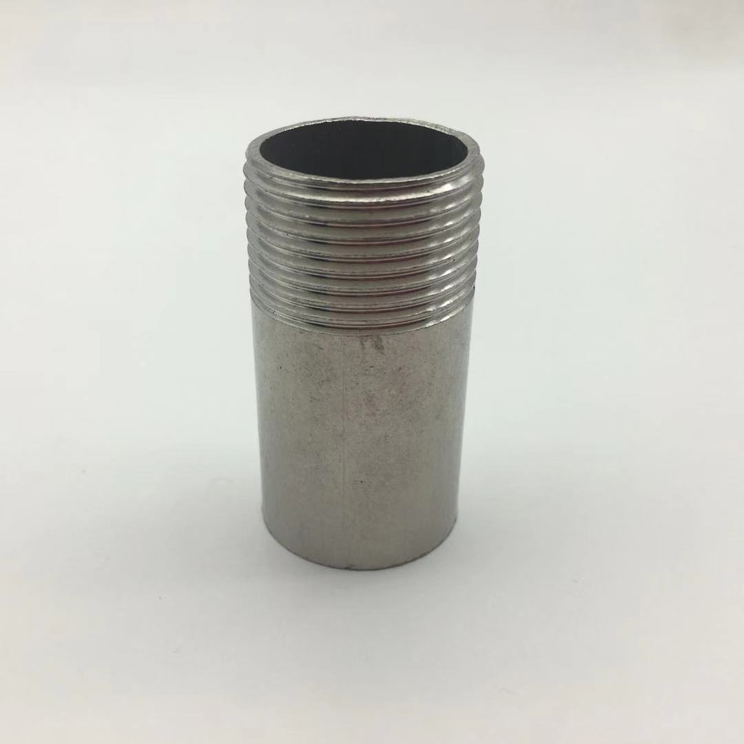 不锈钢单头丝螺纹外牙丝扣接头 焊接单头外丝无缝对丝厂家制造