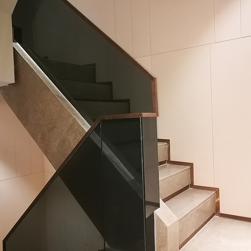 厂家供应 装修装饰工程 玻璃栏板家用 阳台栏板 楼梯玻璃栏板