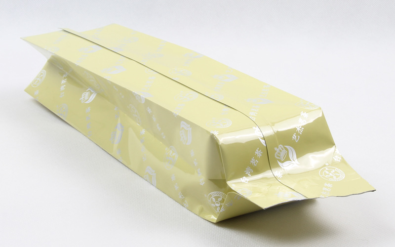 按要求定做花茶包装袋侧边封风琴袋纯铝茶叶中封袋干果食品背封袋